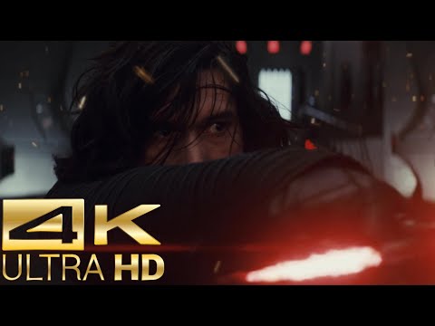 Rey & Kylo Ren vs Praetorian Guards (2/2) [4k UltraHD] - Star Wars: The Last Jedi Fight Scene