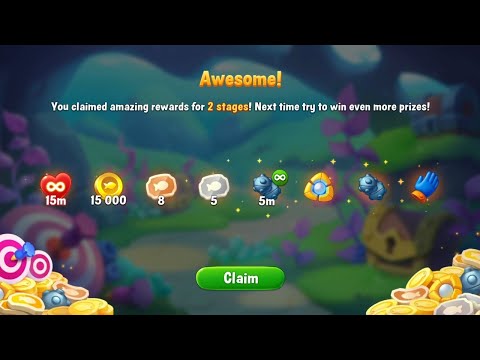 @Fishdom Atlantis Cup Stage 3, Challenge Level 1 Stage 2 Completed