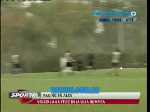 Amistoso de Invierno 2008 - Racing vs Vélez - Gol de Shaffer (1 - 0)