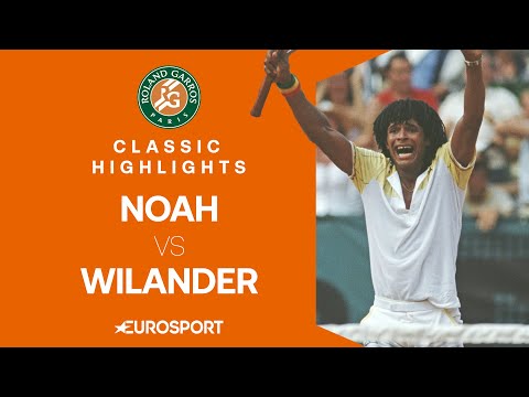 Yannick Noah vs Mats Wilander | Final | French Open 1983 Classic Highlights 🇫🇷
