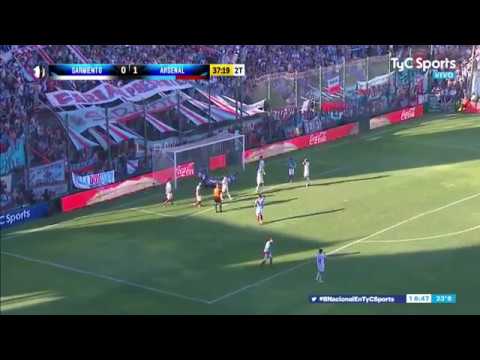 ¡NO SE PUEDE CREER! El gol que erró Penco en Sarmiento - Arsenal