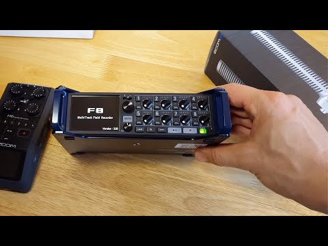 Zoom F8(F8n) Multi-Track Field Recorder Unboxing/Test