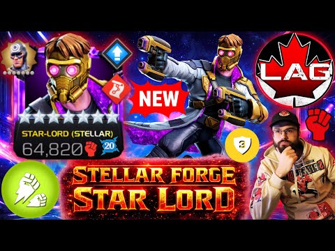NEW Stellar Forge Star-Lord Is INSANE!! GOD TIER DAMAGE! MID TIER UTILITY? - MCOC