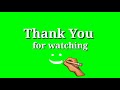 Handwriting Green Screen Effect In Kinemaster Green Screen Thank You For Watching