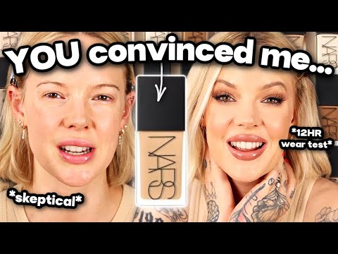 A BEST SELLER?! NARS LIGHT REFLECTING FOUNDATION REVIEW AND WEAR TEST on dry skin, and IN THE HEAT
