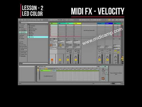 Launchpad LED - Lesson 2 - MIDI FX - Velocity