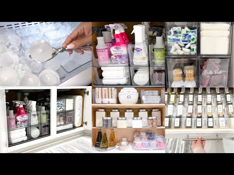 ULTIMATE KITCHEN ORGANIZATION | Satisfying Clean and Kitchen Restock Organizing on A Budget Video
