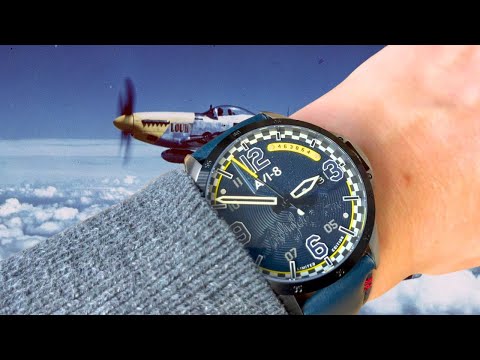 A WWII Plane On Your Wrist | AVI-8 P-51 "Twilight Tear" Watch