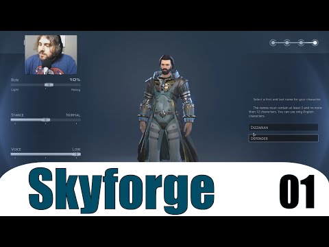 Let's Play Skyforge ep1- Talk, Talk, Talk