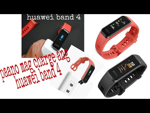 Huawei band 4 how to charge