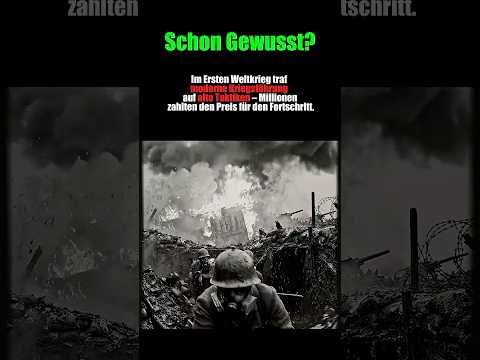 Als der 1. WELTKRIEG modern wurde. #ww1 #geschichte #somme