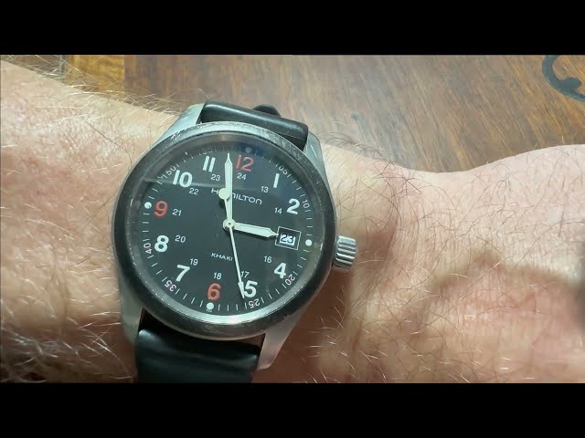 ساعة هاميلتون كاكي فيلد كوارتز رجالية - H68421333