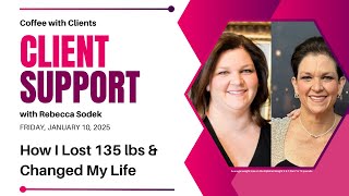 Download lagu Coffee with Clients: Rebecca Sodek From 292lbs to helping others.  How Optavia transformed my life mp3