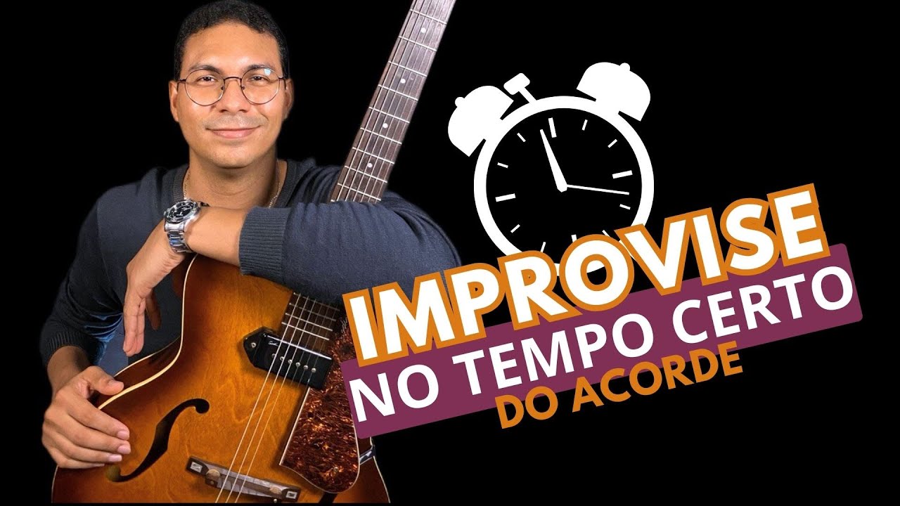 Improvise no tempo certo do acorde.