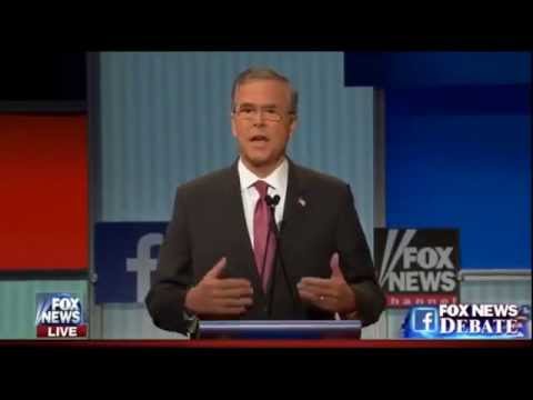 Full Jeb Bush Answers at Republican Presidential Debate (8-6-15)