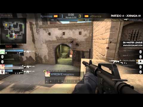 SN Master League | Wizards vs Outbreak y Xpresiv'e vs x6tence | Jornada 1 CSGO