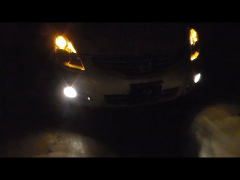 OEM Foglights Installed on Nissan Altima