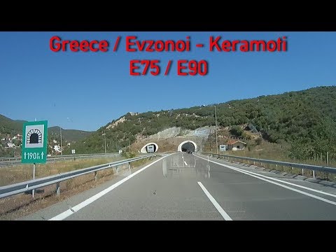 E75/E90 Driving north of Greece 2x Speed