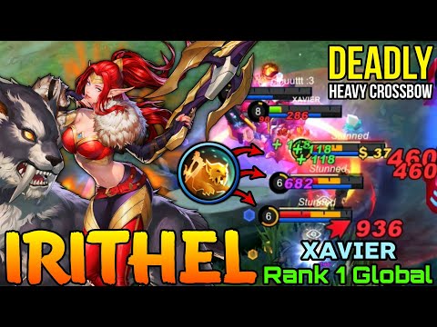 Deadly Heavy Crossbow Irithel Monster Offlane! - Top 1 Global Irithel by xᴀᴠɪᴇʀ - Mobile Legends