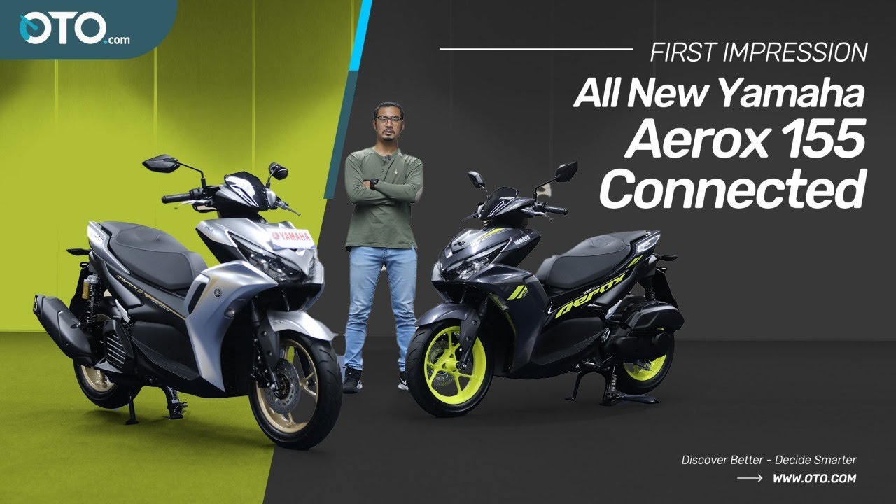 All New Yamaha Aerox 155 Connected | DNA Super Sport Menguat | OTO.com