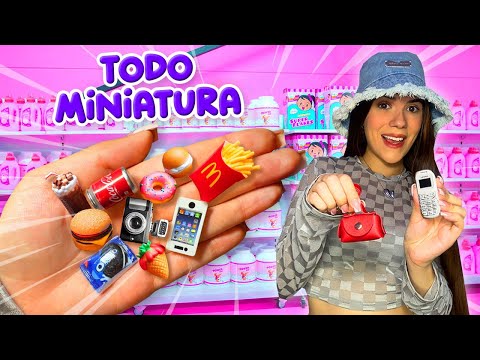 24 HORAS viviendo SOLO con COSAS MINIATURA👌 (Versión EXTREMA😱) | Ani Cat😻