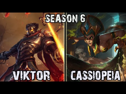 SKT T1 Faker Viktor vs Cassiopeia MID Ranked Challenger Korea