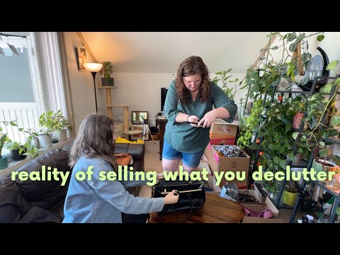 selling your clutter ????????  Dani declutters her living room & lists clothes for sale