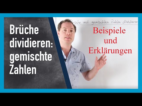 Brüche dividieren bei gemischten Zahlen | www.gut-erklärt.de