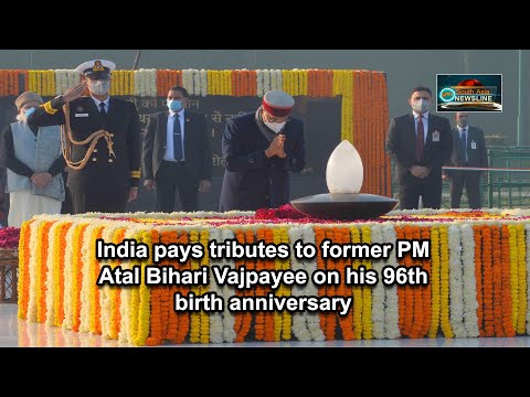 India pays tributes to former PM Atal Bihari Vajpayee on his 96th birth anniversary