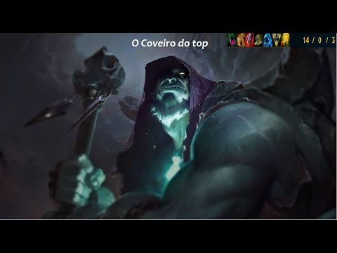YORICK O COVEIRO DA TOP LANE!! ABSURDO O DANO DESSE BONECO*