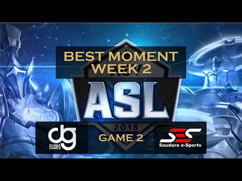 Best Moment# ASL 2018 Season 1 Week 2 - DG ESPORT VS SAUDARA ESPORT