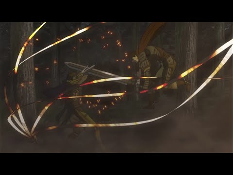 Casca and Guts vs Silat Full Fight - Berserk The Golden Age Arc III (English Dub)