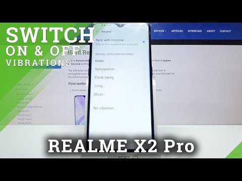 Vibration Settings - REALME X2 Pro & Vibration Mode Correction