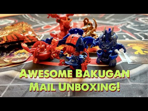 AWESOME BAKUGAN MAIL UNBOXING!