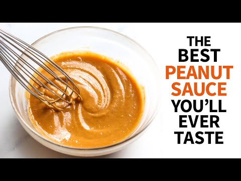 The Best Peanut Sauce Ever!