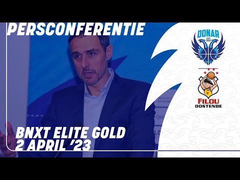 Persconferentie Donar vs. Filou Oostende 020423