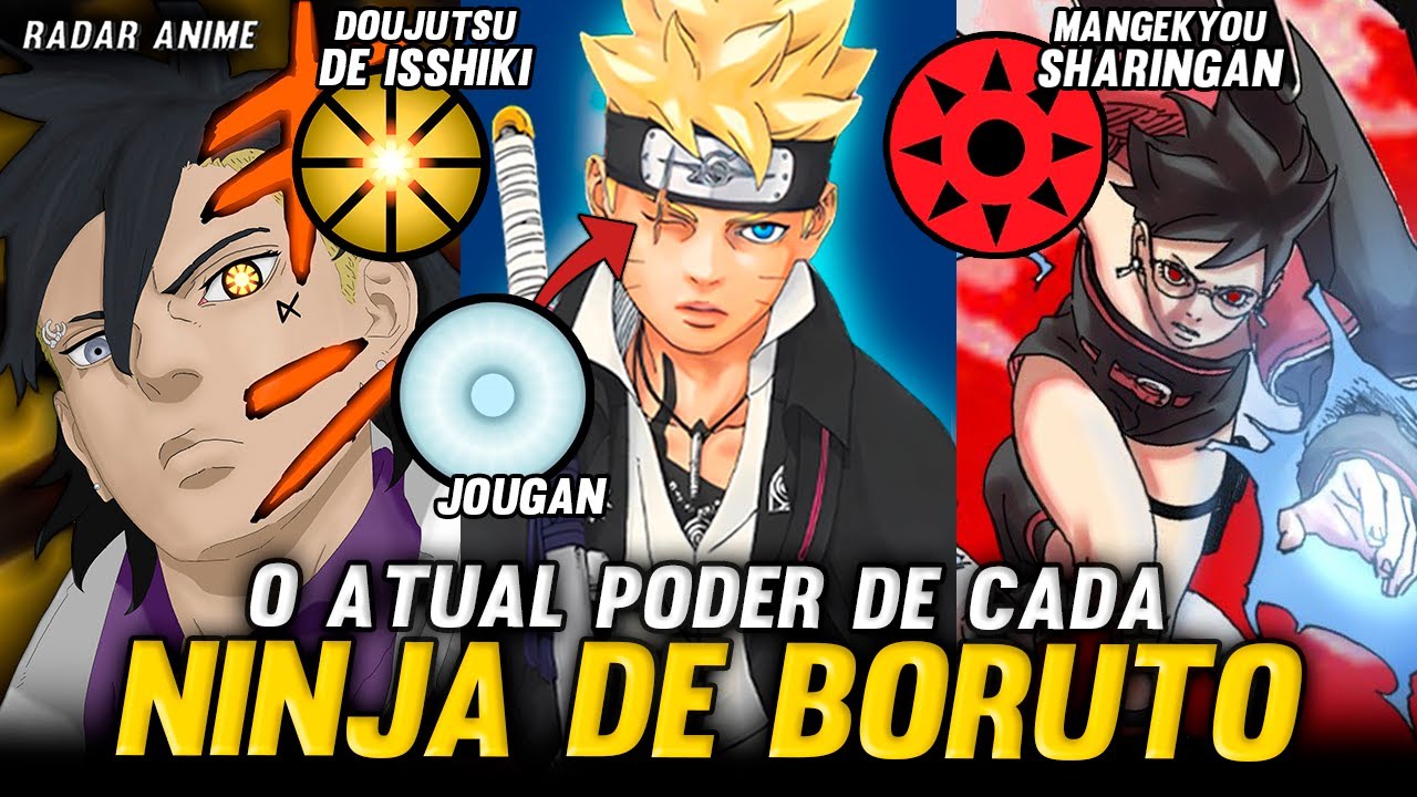 O PODER ESPECIAL DE CADA NINJA DE BORUTO TWO BLUE VORTEX