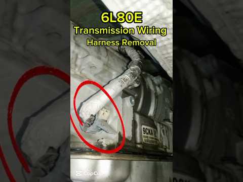 How To Remove 6L80E Transmission Wiring Harness#automobile #car#harness#shorts #@AutoMechanic88