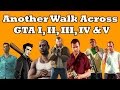 Time Lapse Walk Across GTA I, II, III, IV & V