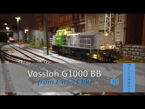 Vossloh G1000BB von ESU (Art.-Nr. 31306) Vorstellung
