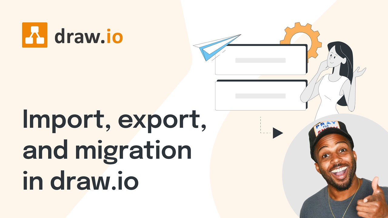 Import, export, and migration in draw.io