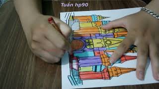 Color The Picture Of The Majestic Gilded Castle Of The Most Powerful King 7 - Twin Engines