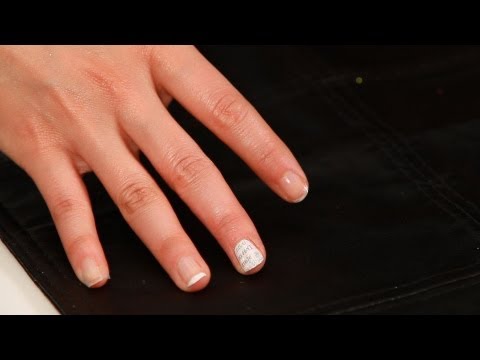How to Do Newspaper Print Nails | Manicure Tutorials