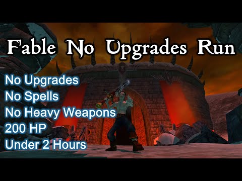 Fable: The Lost Chapters No Upgrades Speedrun Beaten In 1:58:37!