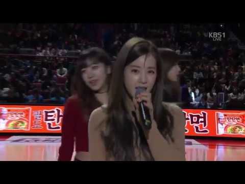 170122 2016-2017 프로농구 올스타전籃球聯賽全明星賽 Apink(에이 ...