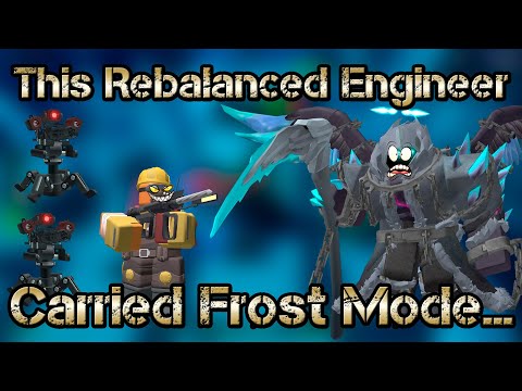 Rebalanced Engineer vs Frost Mode (Solo Triumph) | Roblox TDS