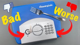 [1443] “Security Safe” Opened With A FORK: SentrySafe P008E