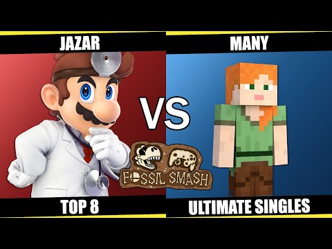 Fossil Smash 2023 Top 8 - Jazar(Dr. Mario) Vs. Many(Alex) SSBU Ultimate Singles