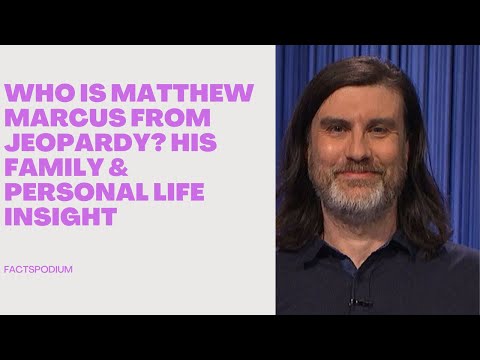 Matthew Marcus Wiki, Jeopardy, Age, Wife, Family, Job, Net Worth & Facts - Factspodium