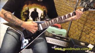 Video thumbnail for Guitarra Jackson King V - JS32 - Black w/ White Bevels - Marlon - São Leopoldo/RS by Good Music Instrumentos Musicais